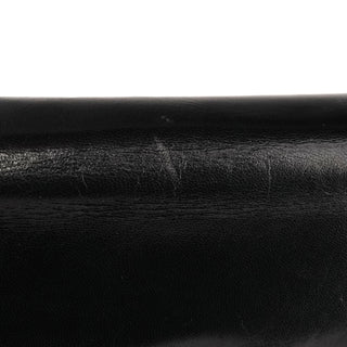 Prada 1996 Black Madras Swing Shoulder Bag