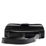 Prada 1996 Sac porté épaule Madras Swing en cuir noir
