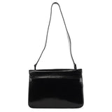 Prada 1996 Sac porté épaule Madras Swing en cuir noir