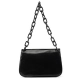 Prada 1996 Black Madras Swing Shoulder Bag