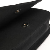 Prada 1996 Black Tessuto Swing Nylon Chain Shoulder Bag
