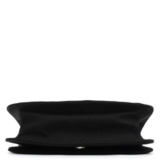 Prada 1996 Black Tessuto Swing Nylon Chain Shoulder Bag