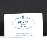 Prada 1996 Black Tessuto Swing Nylon Chain Shoulder Bag