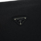 Prada 1996 Tessuto Swing Schultertasche aus schwarzem Nylon