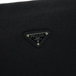 Prada 1996 Black Tessuto Swing Shoulder Bag