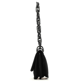 Prada 1996 Black Tessuto Swing Shoulder Bag