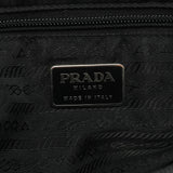 Prada 1996 Black Tessuto Swing Tote Bag