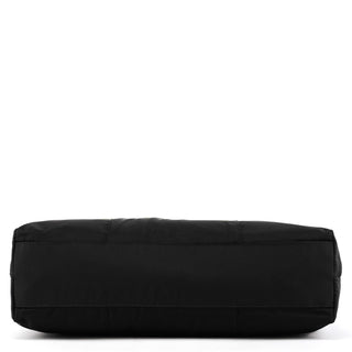 Prada 1996 Black Tessuto Swing Tote Bag