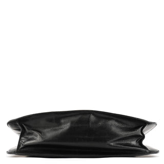 Prada 1996 Black Vitello Swing Calfskin Chain Shoulder Bag