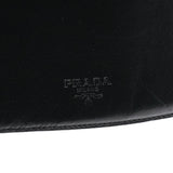 Prada 1996 Black Vitello Swing Calfskin Chain Shoulder Bag