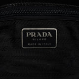 Prada 1996 Black Vitello Swing Shoulder Bag