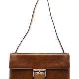 Prada 1996 Brown Lama Leather Shoulder Bag