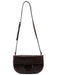 Prada 1996 Brown Madras Calfskin Shoulder Bag