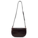 Prada 1996 Brown Madras Calfskin Shoulder Bag
