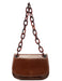 Prada 1996 Brown Madras Swing Shoulder Bag