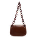 Prada 1996 Brown Madras Swing Shoulder Bag