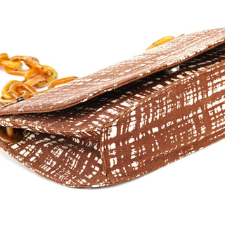 Prada 1996 Brown Tessuto Swing Shoulder Bag