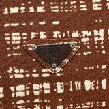 Prada 1996 Brown Tessuto Swing Shoulder Bag