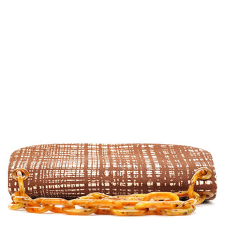 Prada 1996 Brown Tessuto Swing Shoulder Bag