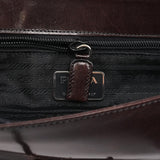 Prada 1996 Brown Vitello Swing Shoulder Bag