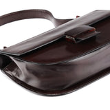 Prada 1996 Brown Vitello Swing Shoulder Bag