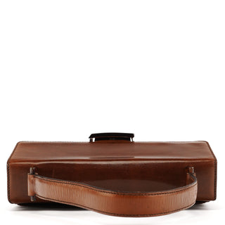 Prada 1996 Light Brown Madras Swing Handbag