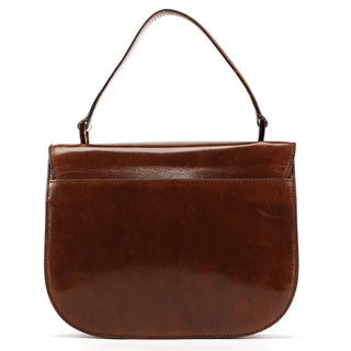 Prada 1996 Light Brown Madras Swing Handbag