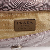 Prada 1996 Borsa a spalla Tartaruga Mordo in pelle lilla