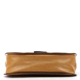 Prada 1996 Tan Madras Swing Leather Top Handle Bag
