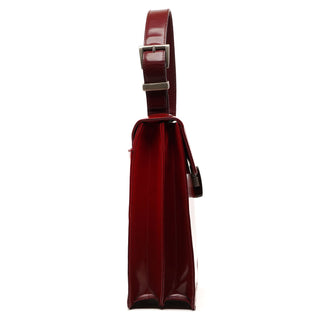 Prada 1997 Burgundy Spazzolato Gradient Bag