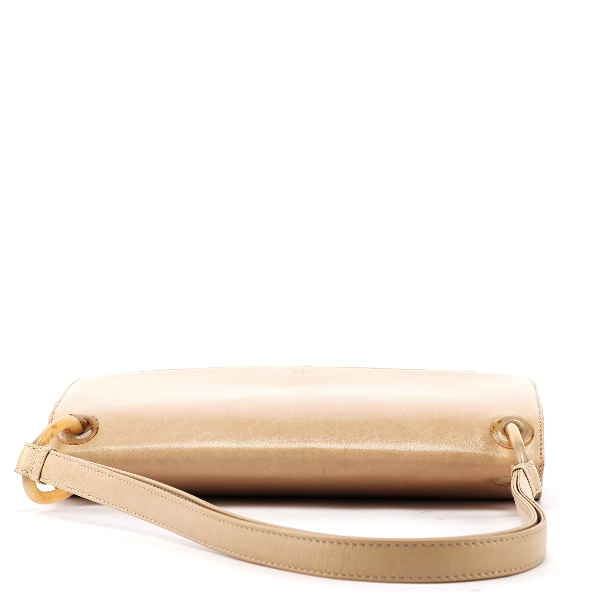 Prada 1998 Sac porté épaule Madras Swing beige