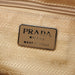 Prada 1998 Beige Madras Swing Shoulder Bag