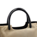 Prada 1998 Beige Satin Plastic Tote