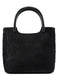 Prada 1998 Black Astrakhan Plastic Tote