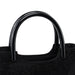 Prada 1998 Black Astrakhan Plastic Tote