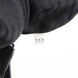 Prada 1998 Black Calfskin Acetate Shoulder Bag