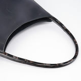 Prada 1998 Black Calfskin Acetate Shoulder Bag