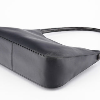 Prada 1998 Black Calfskin Acetate Shoulder Bag