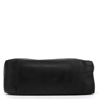 Prada 1998 Black Calfskin Vitello Plex Shoulder Bag