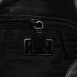 Prada 1998 Black Calfskin Vitello Plex Shoulder Bag