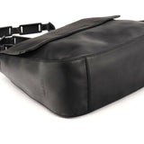 Prada 1998 Black Calfskin Vitello Plex Shoulder Bag