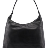 Prada 1998 Black Nappa Leather Plastic Shoulder Bag