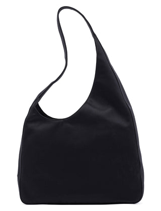 Prada 1998 Black Satin Asim Shoulder Bag