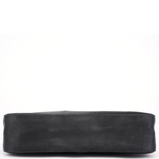 Prada 1998 Black Satin Hobo Shoulder Bag