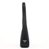 Prada 1998 Black Satin Hobo Shoulder Bag