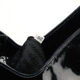 Prada 1998 Black Spazzolato Asim Shoulder Bag