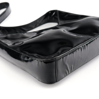 Prada 1998 Black Spazzolato Asim Shoulder Bag