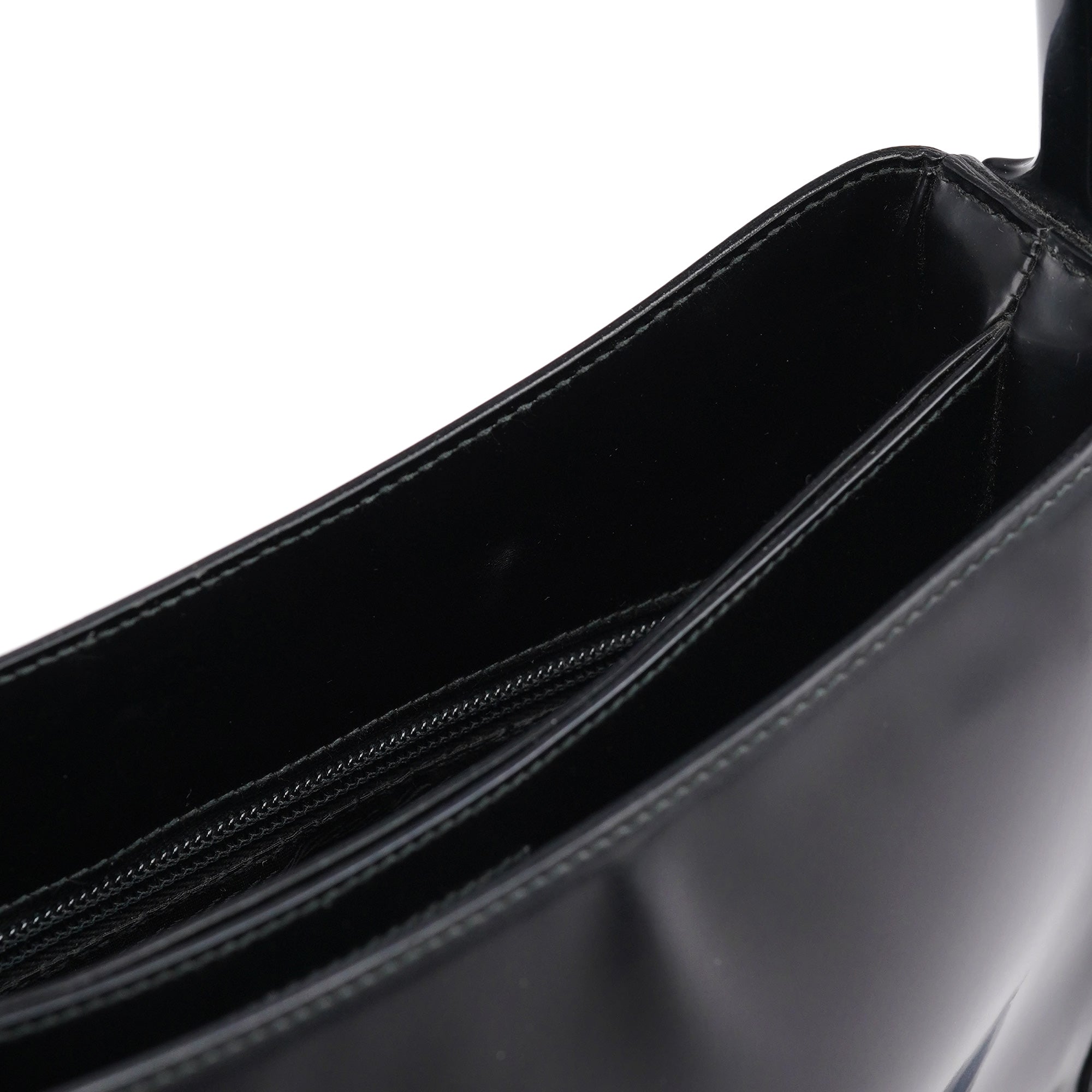Prada 1998 Black Spazzolato Plastic Shoulder Bag