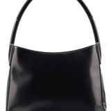 Prada 1998 Black Spazzolato Plastic Shoulder Bag