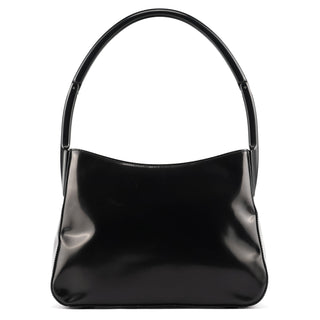 Prada 1998 Black Spazzolato Sport Hobo Shoulder Bag